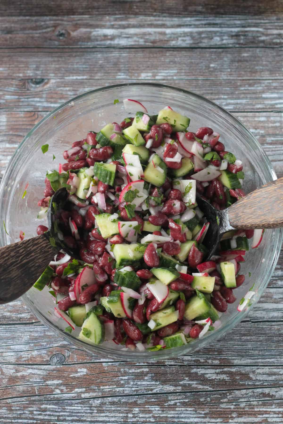 All solid ingredients mixed together in a bowl.