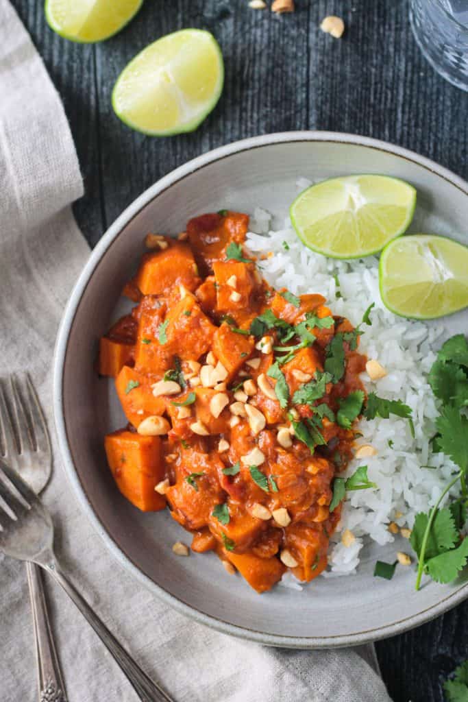 Sweet Potato Peanut Butter Curry (Vegan, Gluten Free) Veggie Inspired