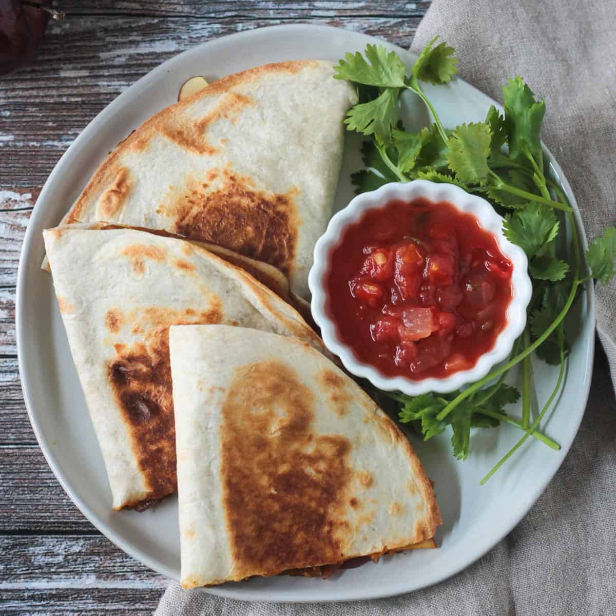 Fall Inspired Quesadillas