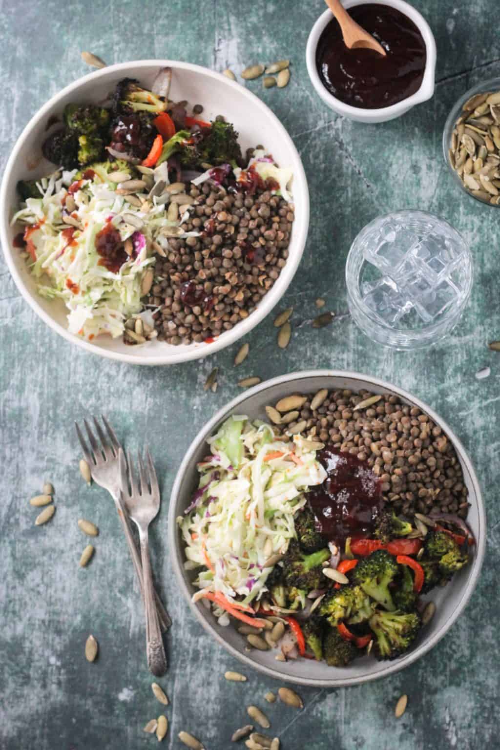 BBQ Lentil Power Bowls (Vegan and Gluten Free!)
