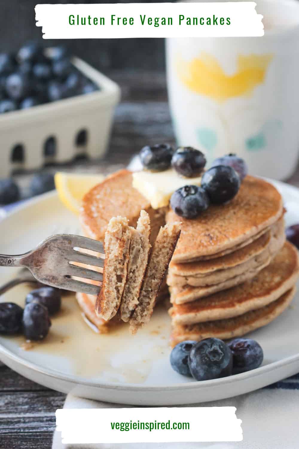 Vegan Oat Flour Pancakes (Gluten Free) Veggie Inspired