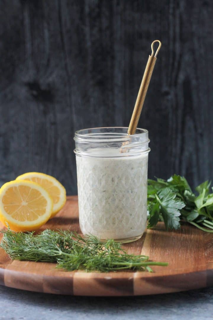 Hemp Seed Dressing (Nut Free, Oil Free!) Veggie Inspired