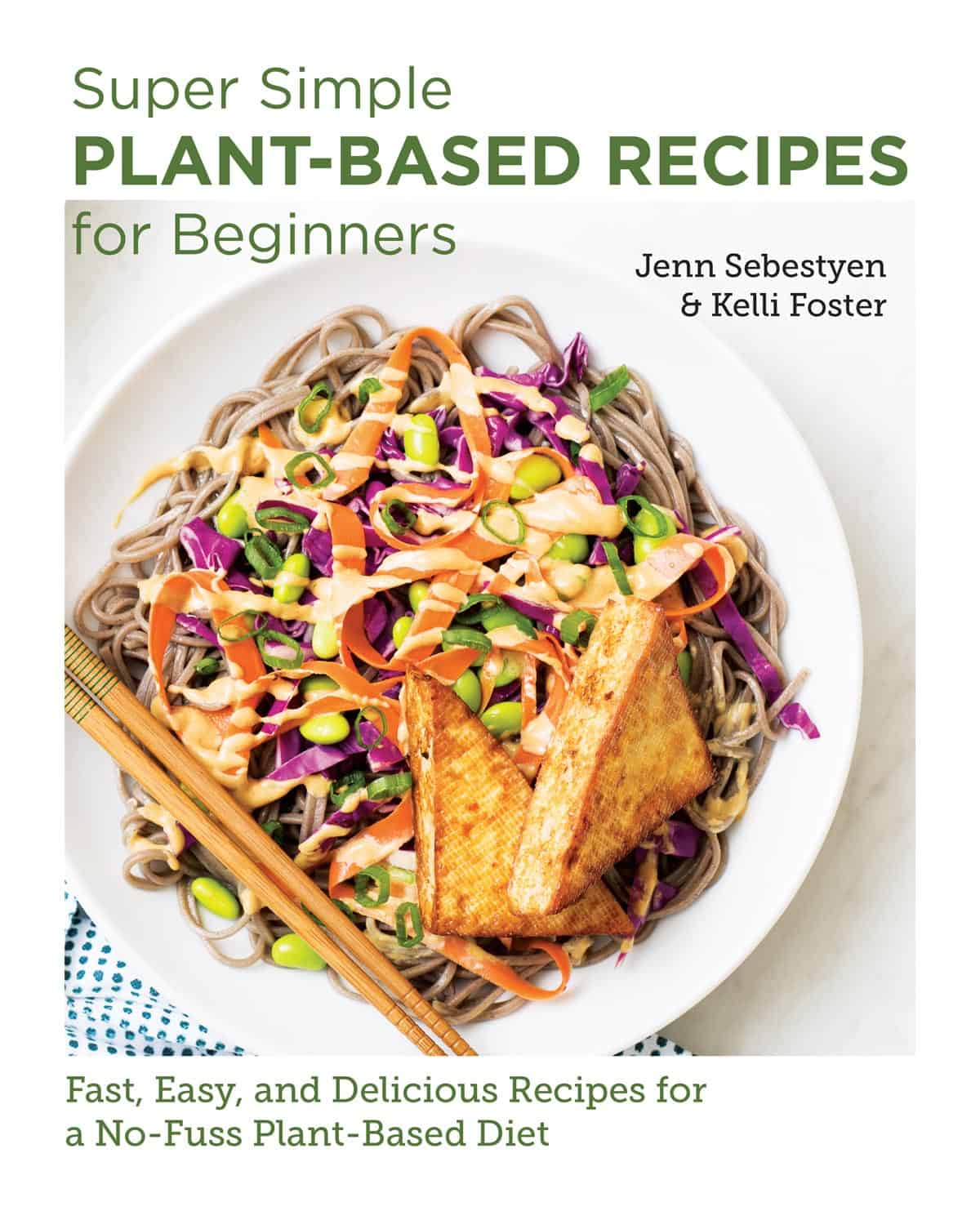 Super Simple Plant-Based Recipes for Beginners cookbook cover.