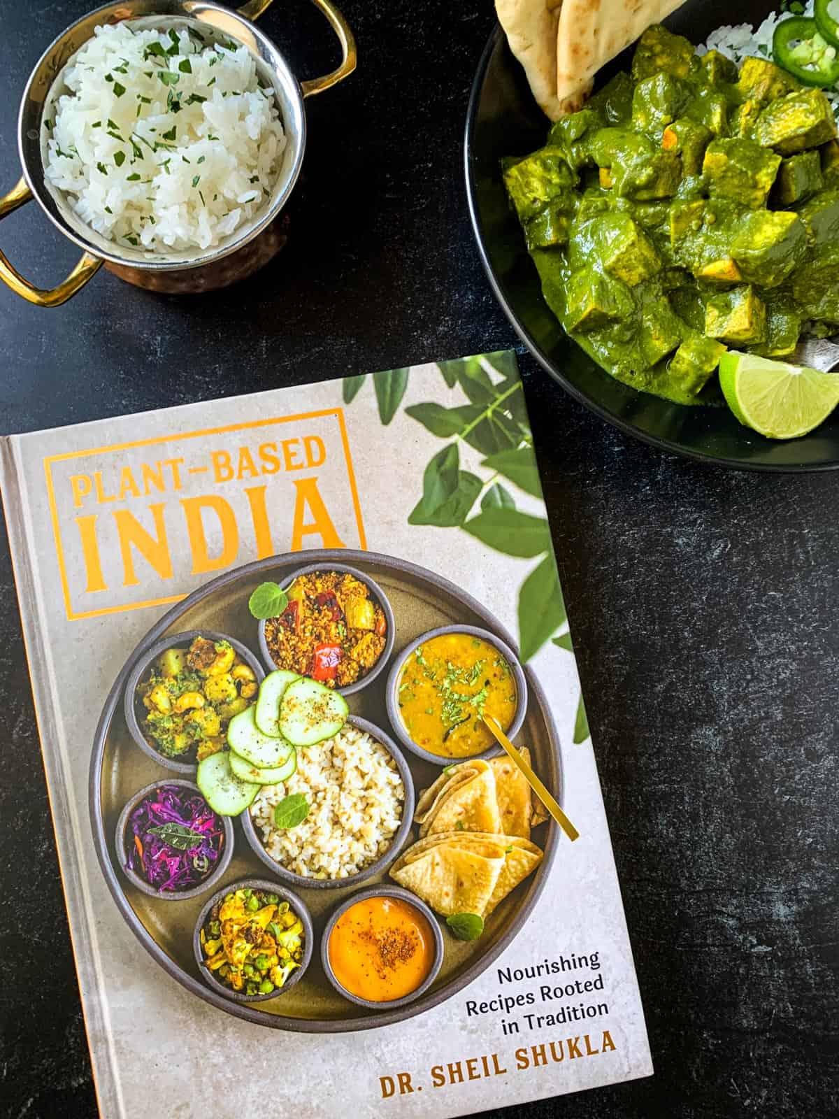 Plant-based India cookbook cover.