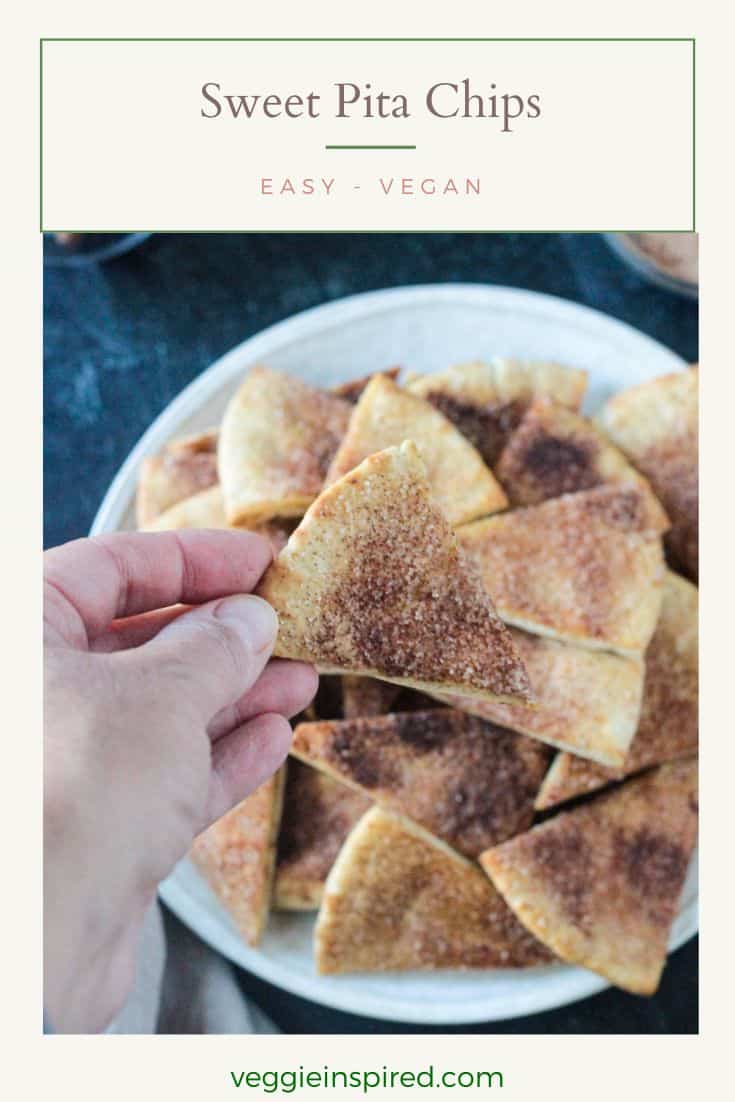 Homemade Cinnamon Sugar Pita Chips Veggie Inspired