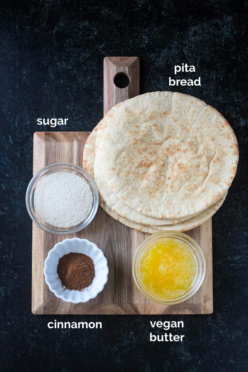 Homemade Cinnamon Sugar Pita Chips Veggie Inspired