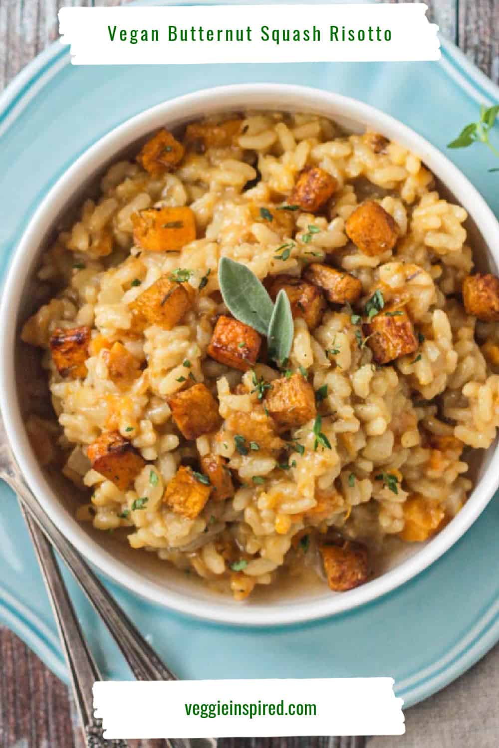 Vegan Butternut Squash Risotto - Veggie Inspired
