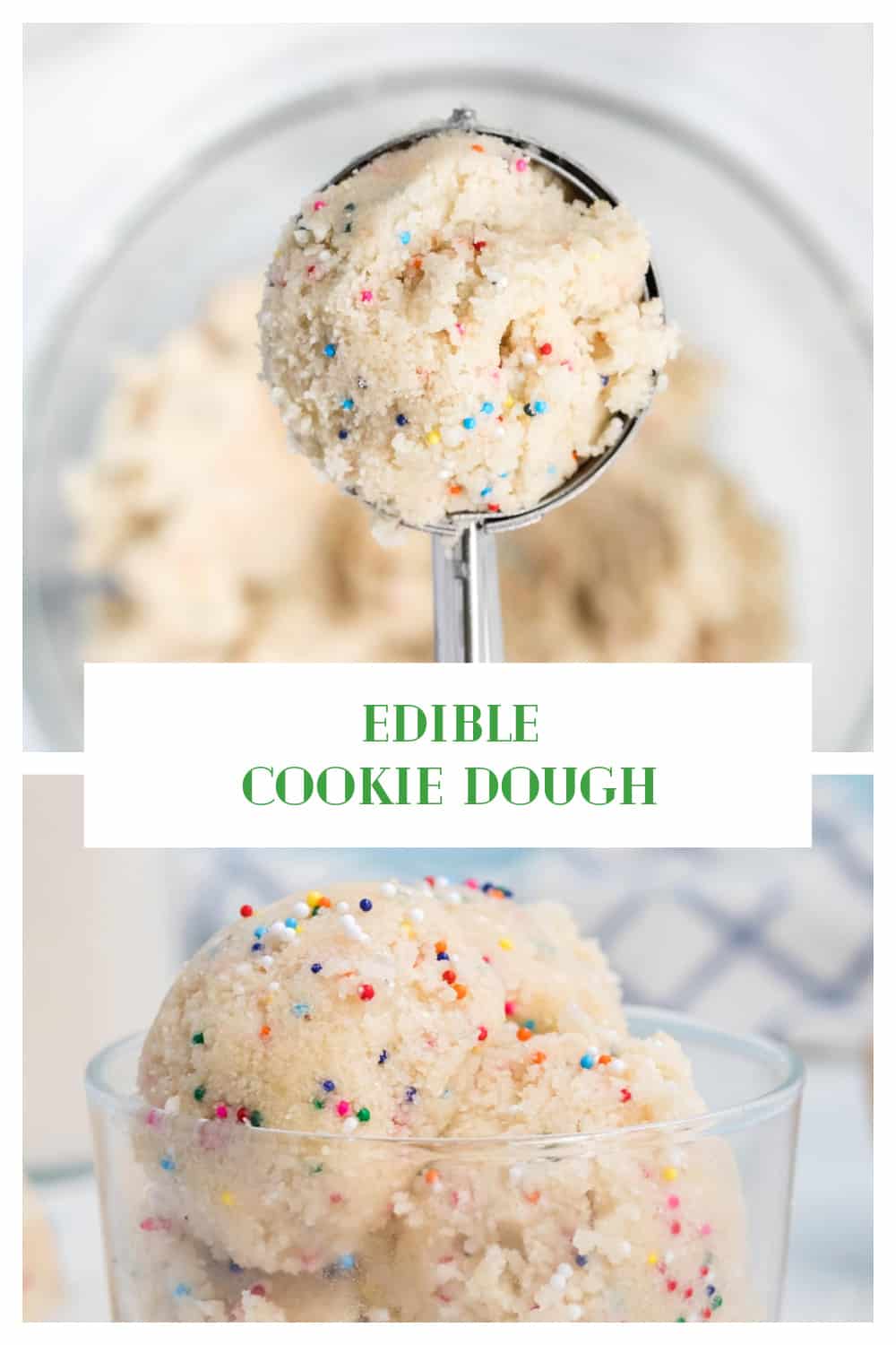 Edible Sugar Cookie Dough (GlutenFree) Veggie Inspired