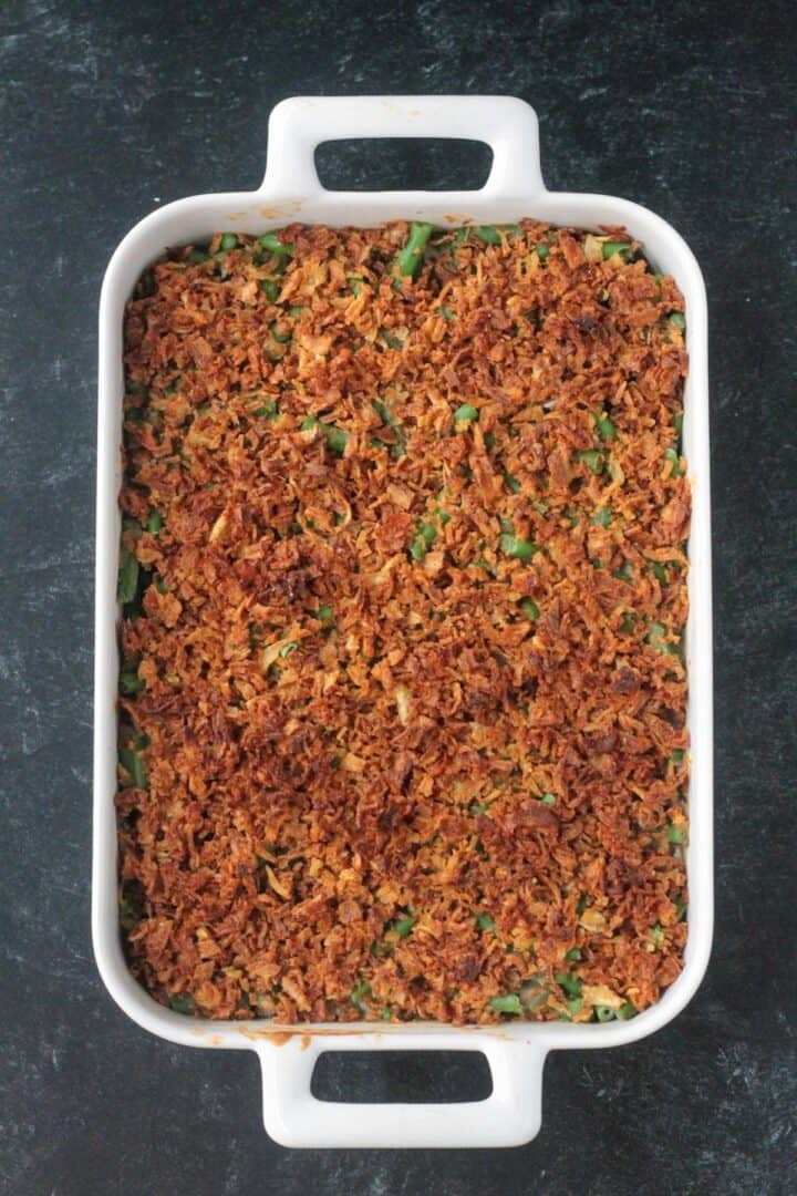 Vegan Green Bean Casserole - Veggie Inspired