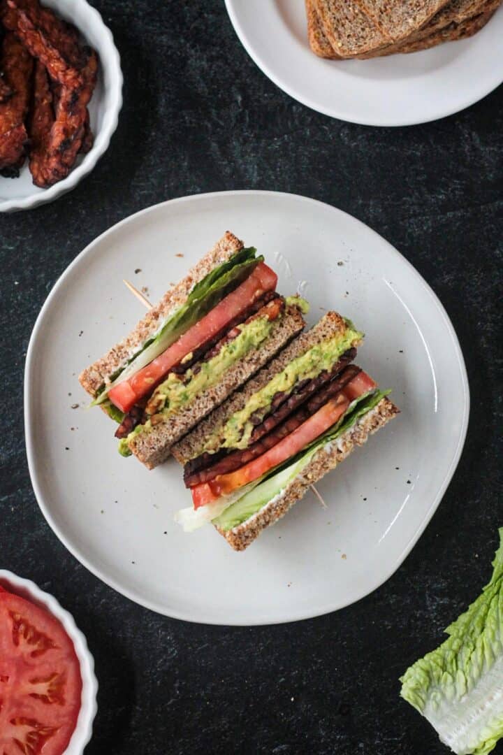 Vegan BLT Sandwich Veggie Inspired