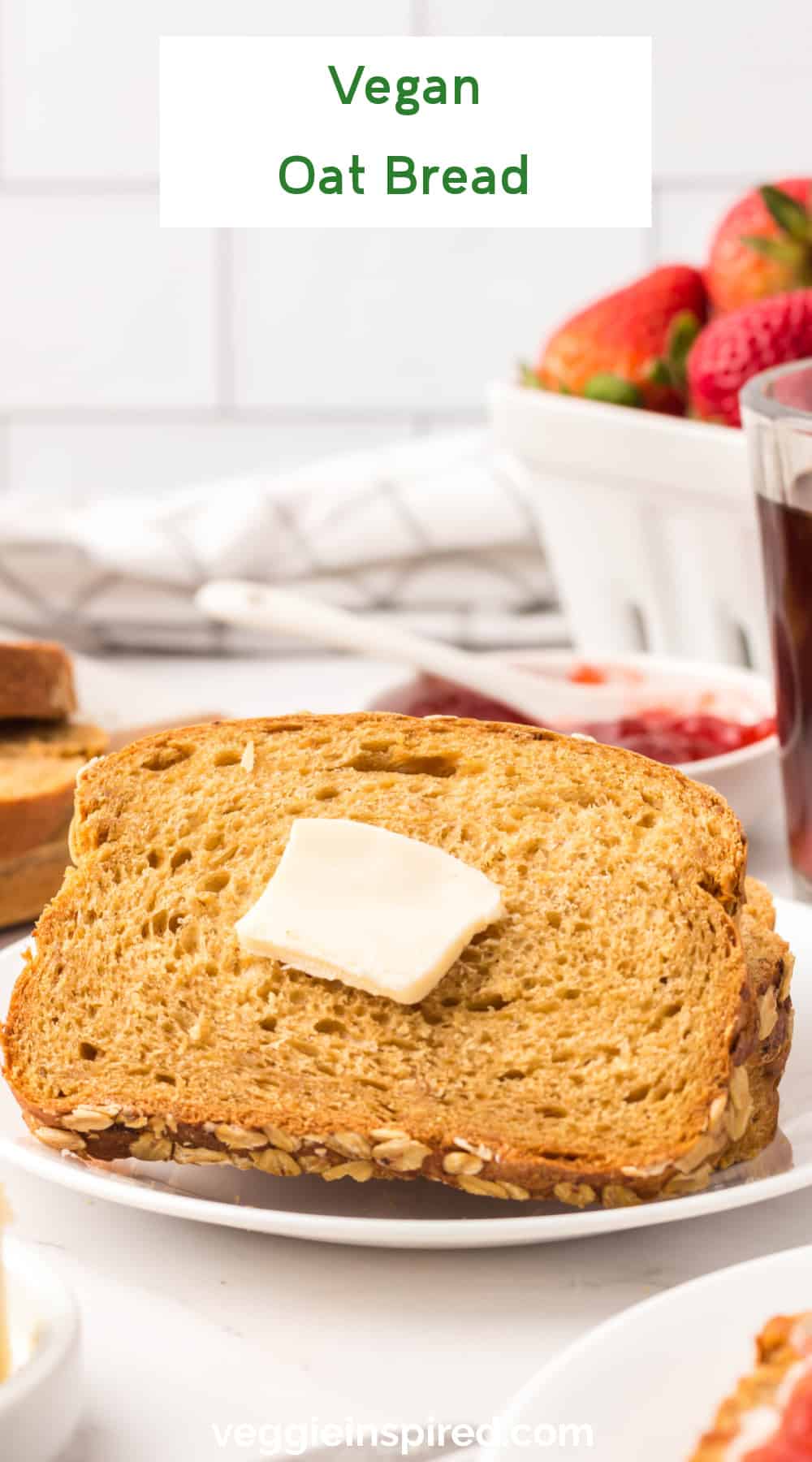 Vegan Molasses Oatmeal Bread Veggie Inspired