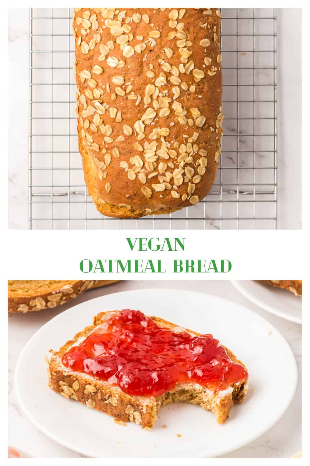 Vegan Molasses Oatmeal Bread Veggie Inspired