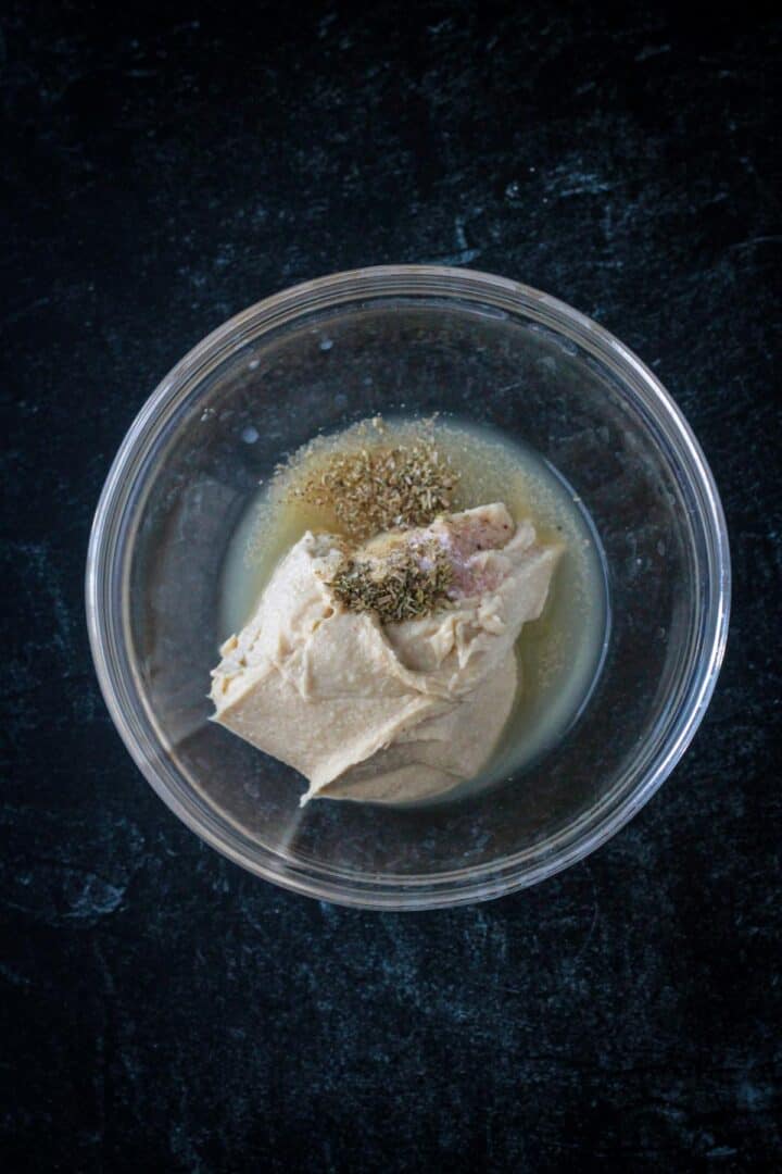 Easy Hummus Dressing Veggie Inspired