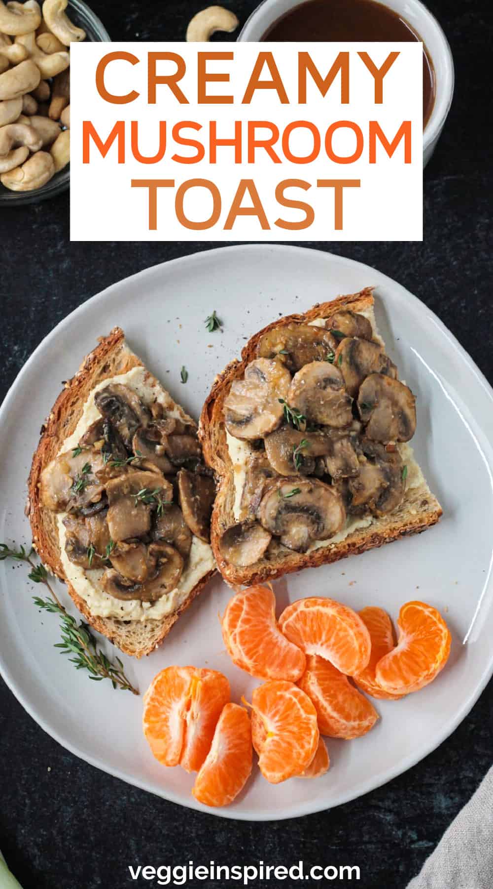 Creamy Mushroom Toast Veggie Impressed Cook Heal