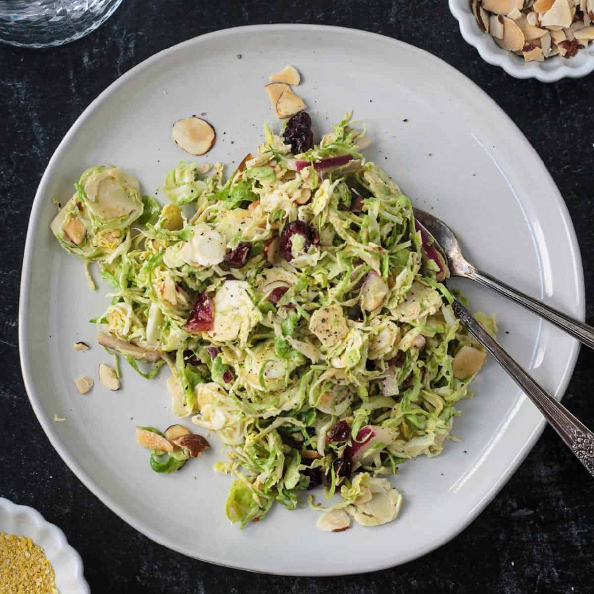 Shaved Brussels Sprouts Slaw