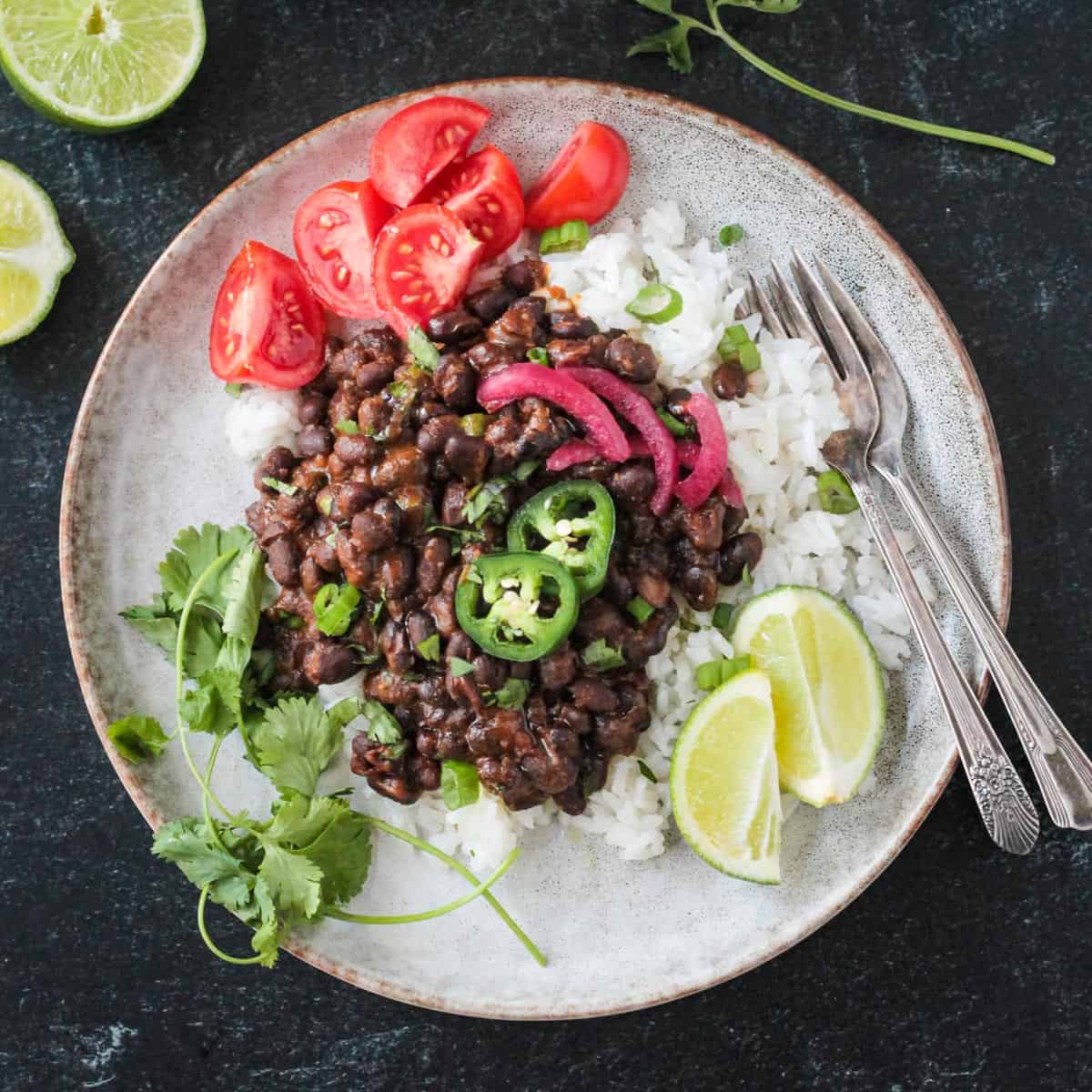 Spicy Seasoned Black Beans